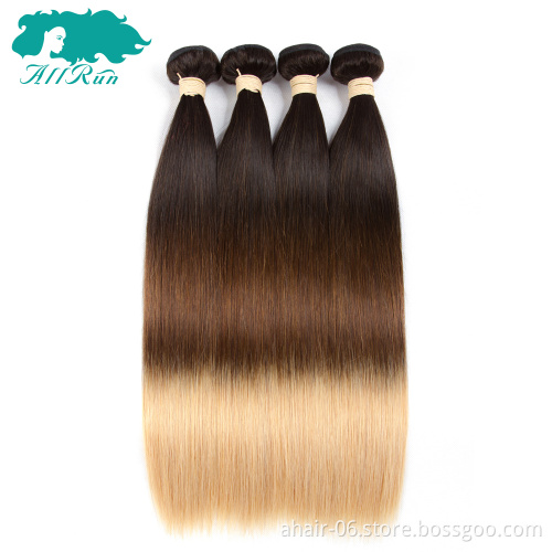 T1B 4 27 virgin cuticle aligned ombre brazilian hair